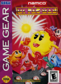 Ms Pac Man Sega Game Gear US box art